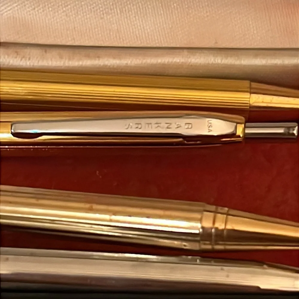 Lot vintage Cross & Bankers USA Mechanical pens